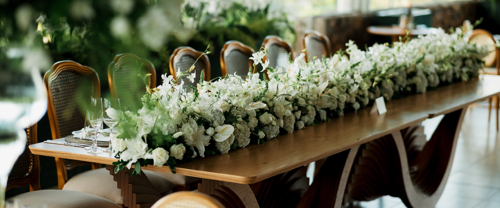 Ambientación floral para eventos